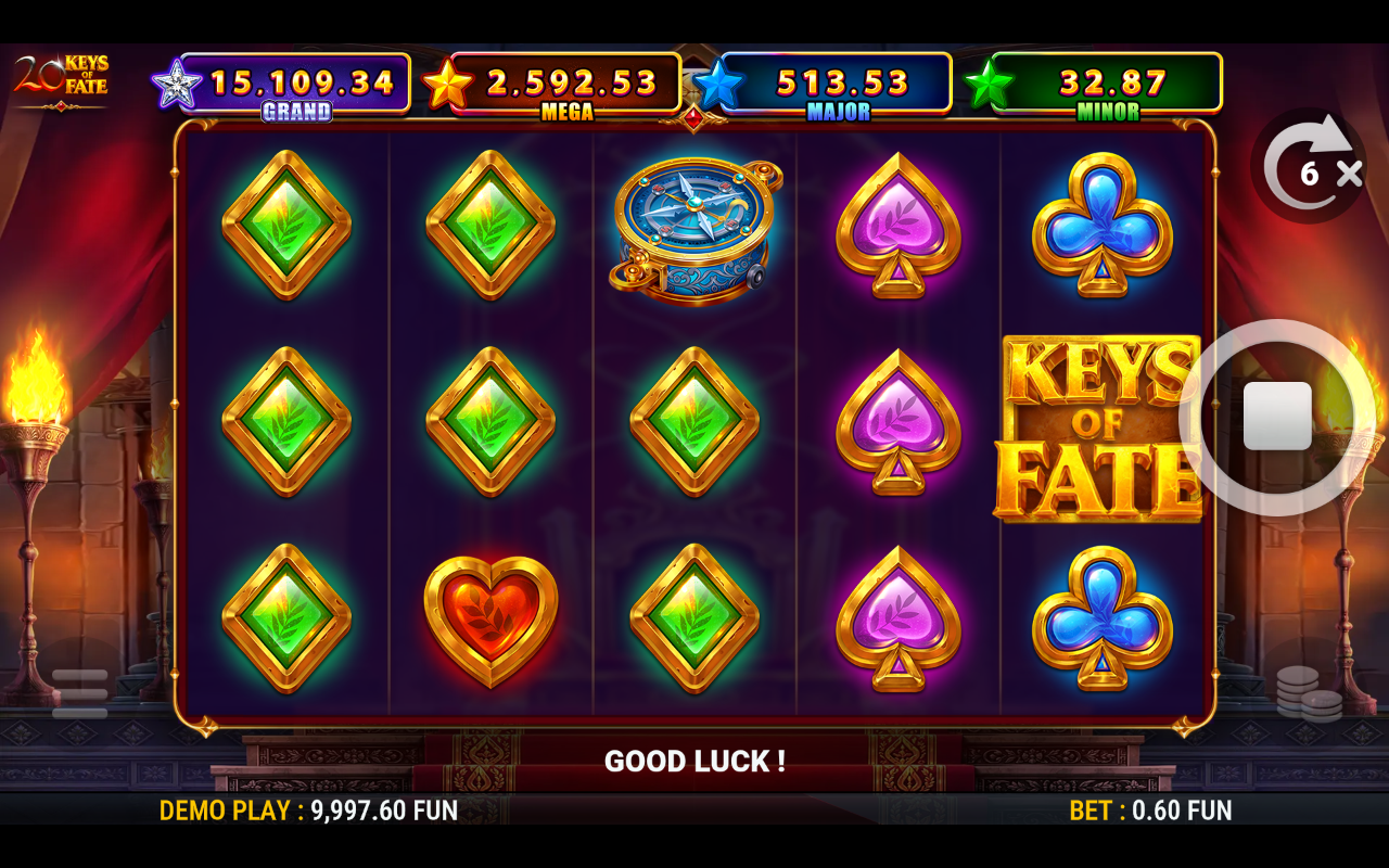 20 Keys of Fate gameplay