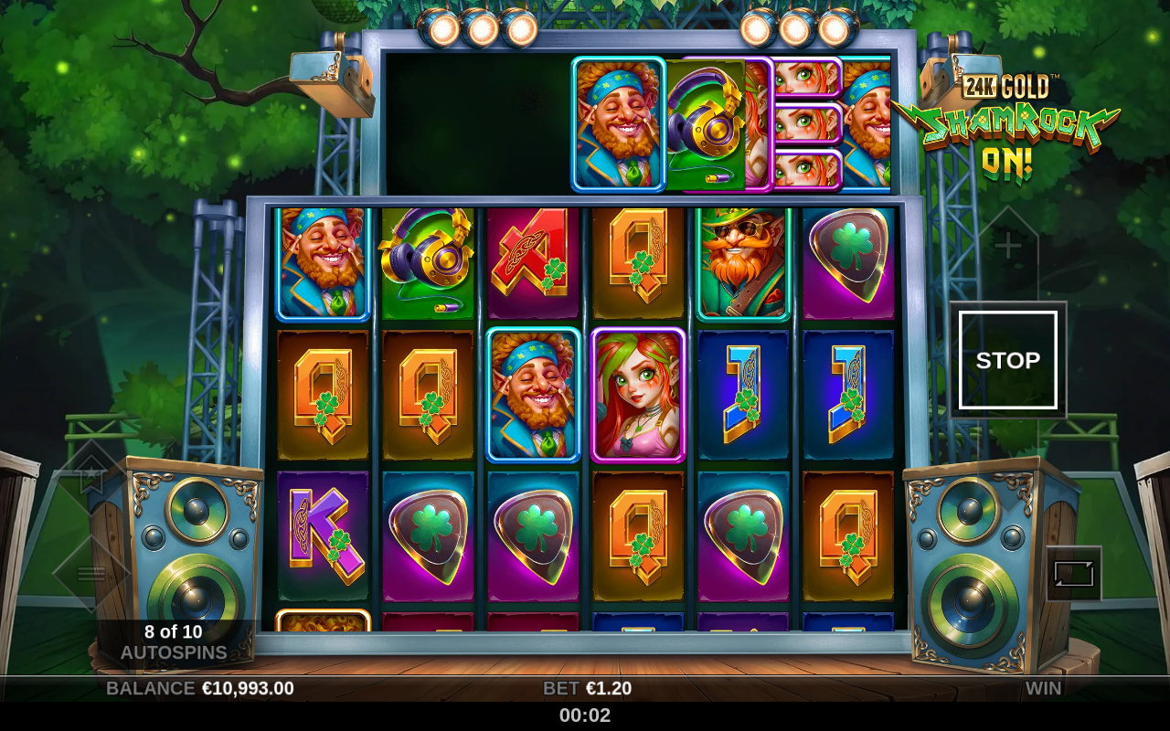 24K Gold ShamRock On! gameplay