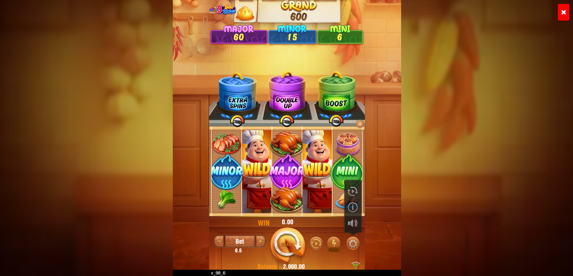Three Bao Riches base game play