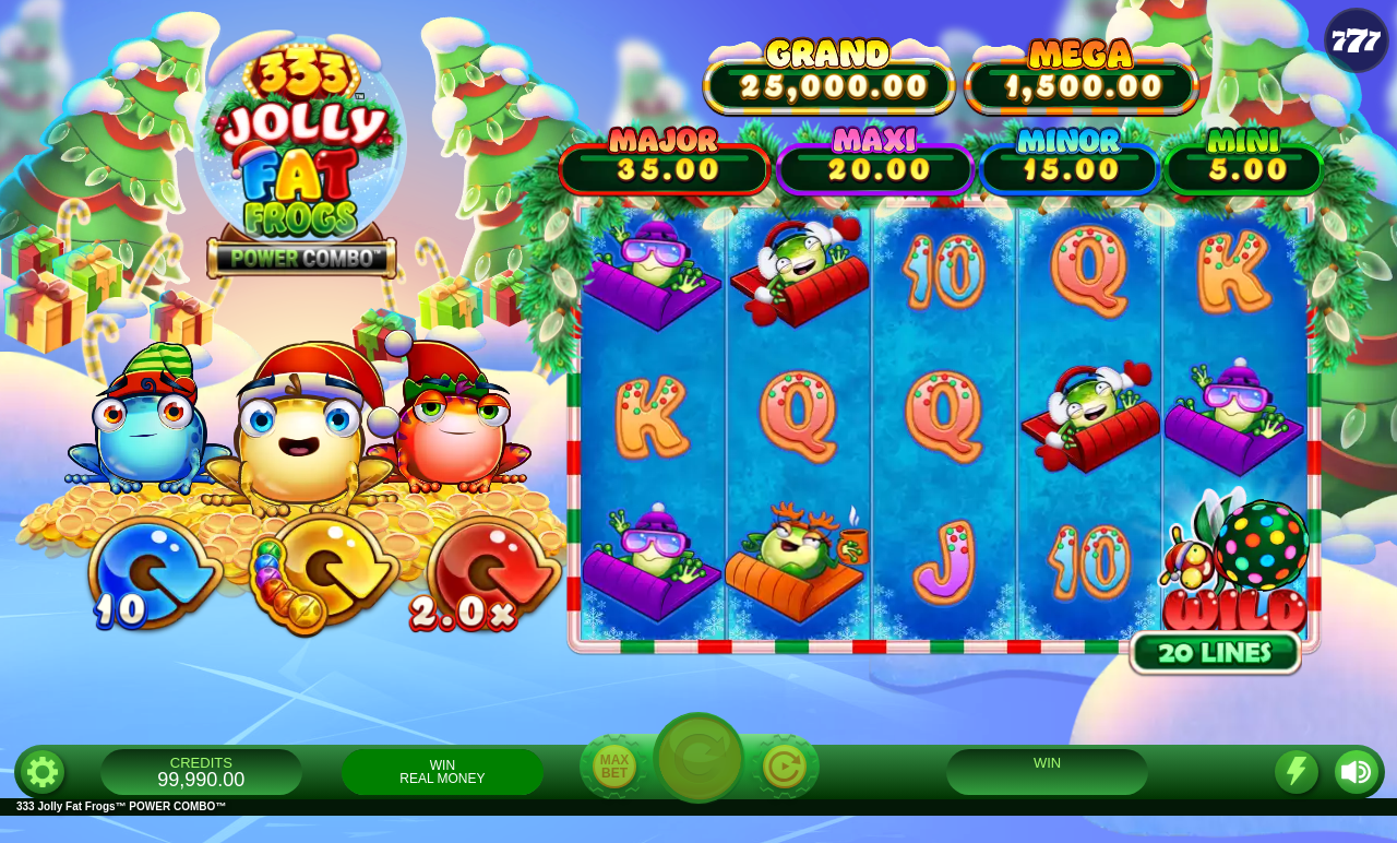 333 Jolly Fat Frogs POWER COMBO gameplay