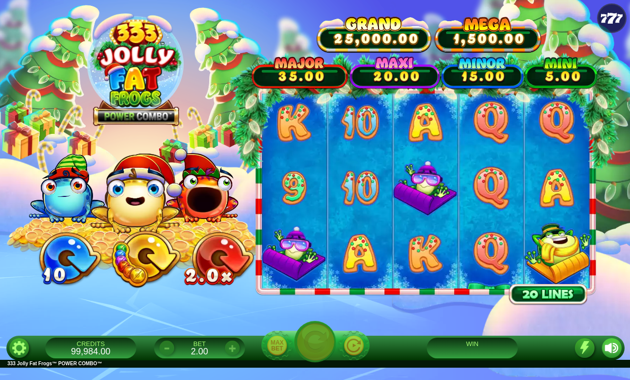 333 Jolly Fat Frogs POWER COMBO gameplay
