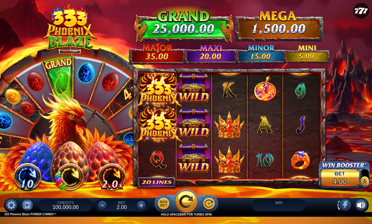 333 Phoenix Blaze POWER COMBO base game