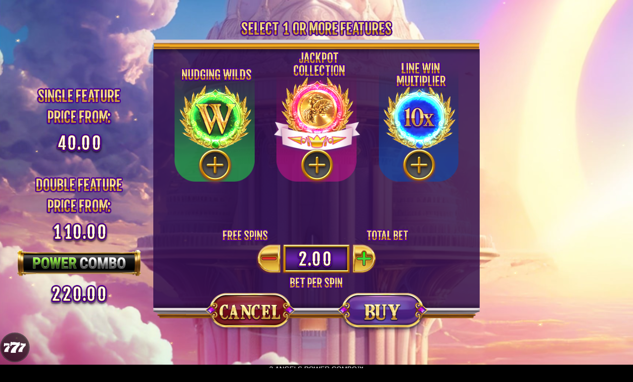 3 Angels Power Combo bonus buy