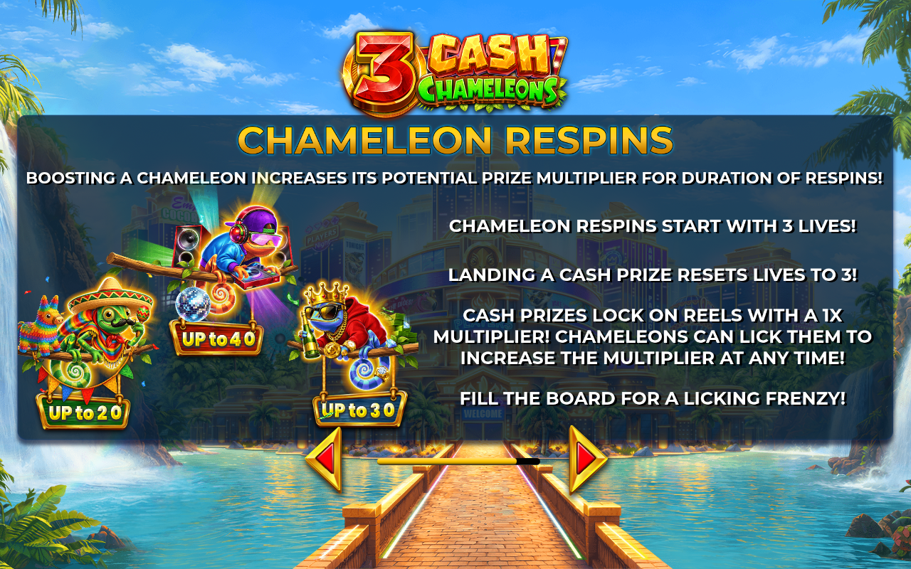 3 Cash Chameleons base game