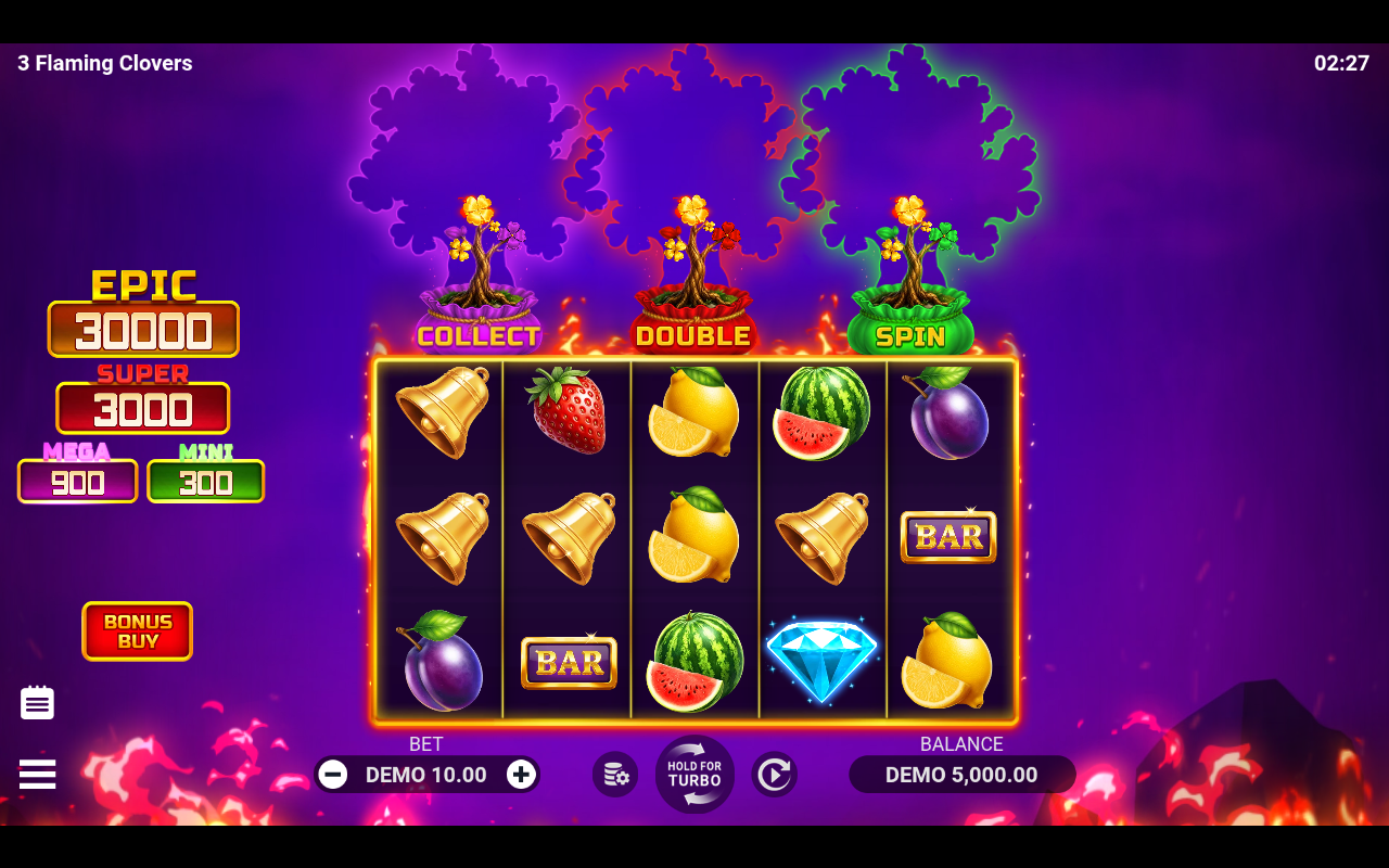 3 Flaming Clovers base game