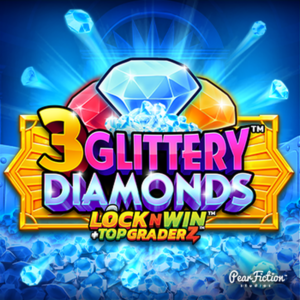 3 Glittery Diamonds slot by PearFiction Studios