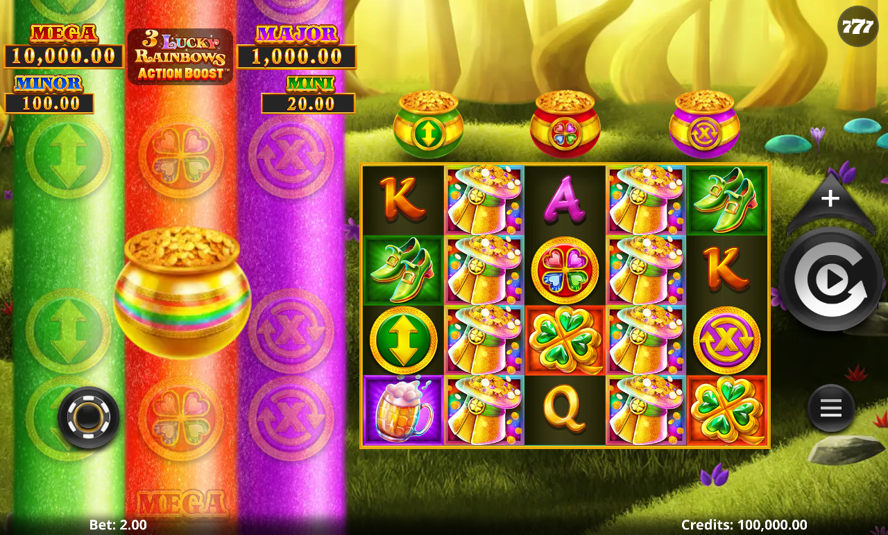Action Boost 3 Lucky Rainbows base game