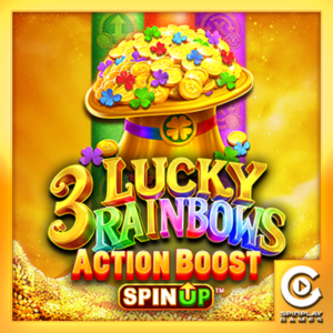 Play 3 Lucky Rainbows Action Boost SpinUP Slot Game