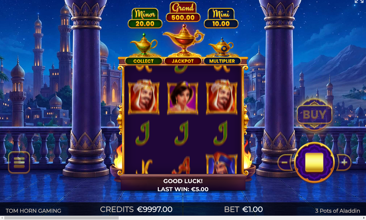 3 Pots of Aladdin gameplay