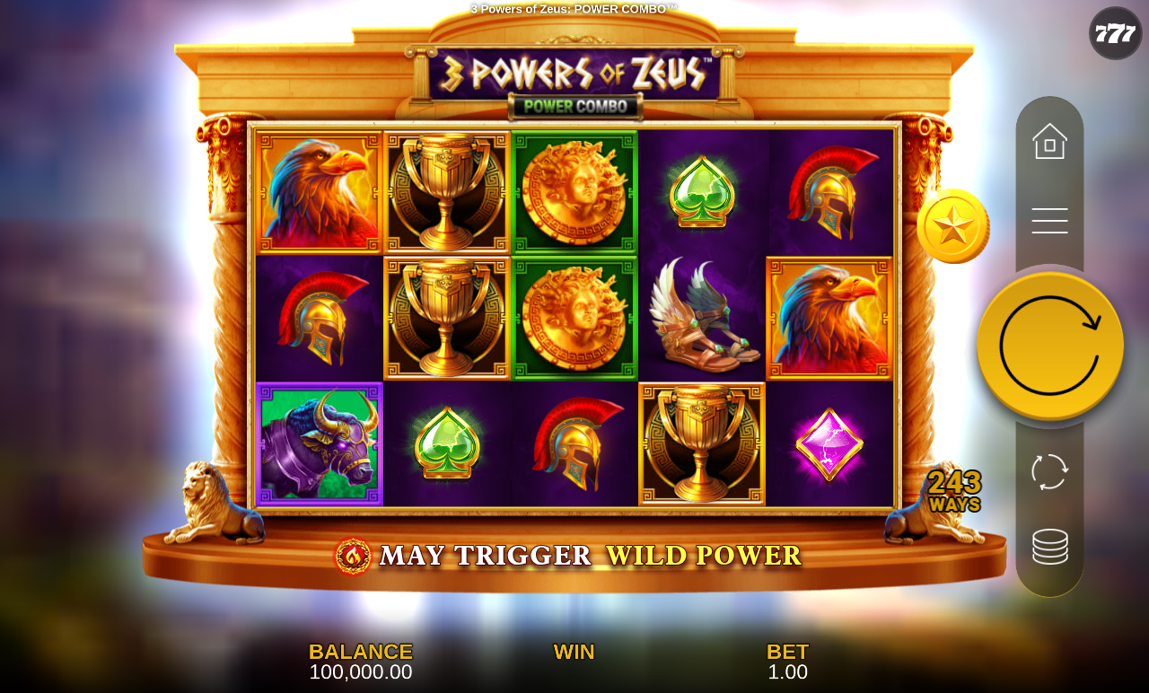 3 Powers of Zeus: POWER COMBO base game