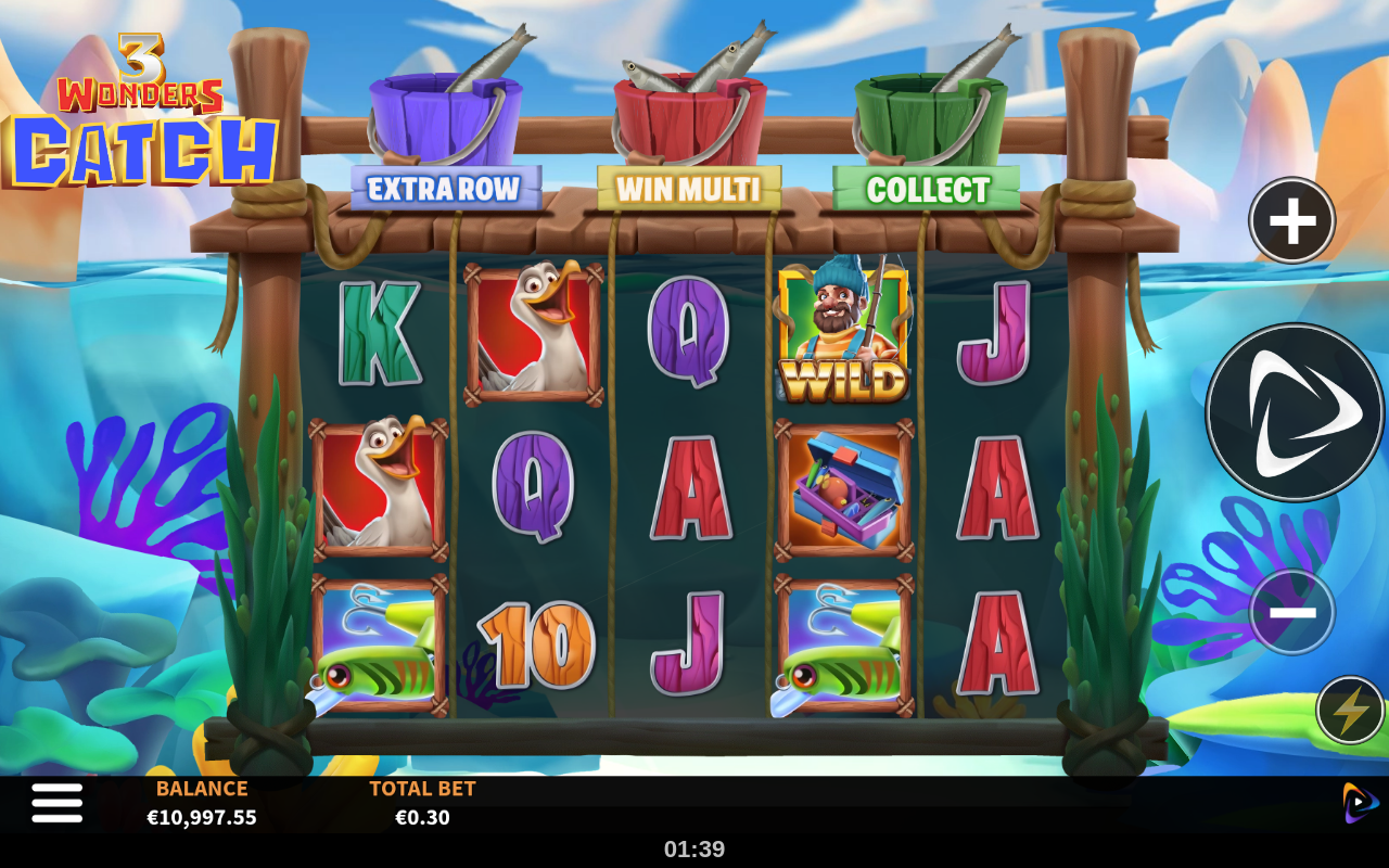 3 Wonders Catch gameplay