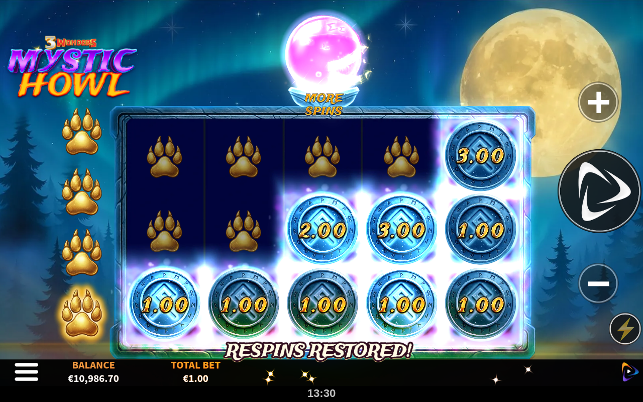 3 Wonders Mystic Howl gameplay