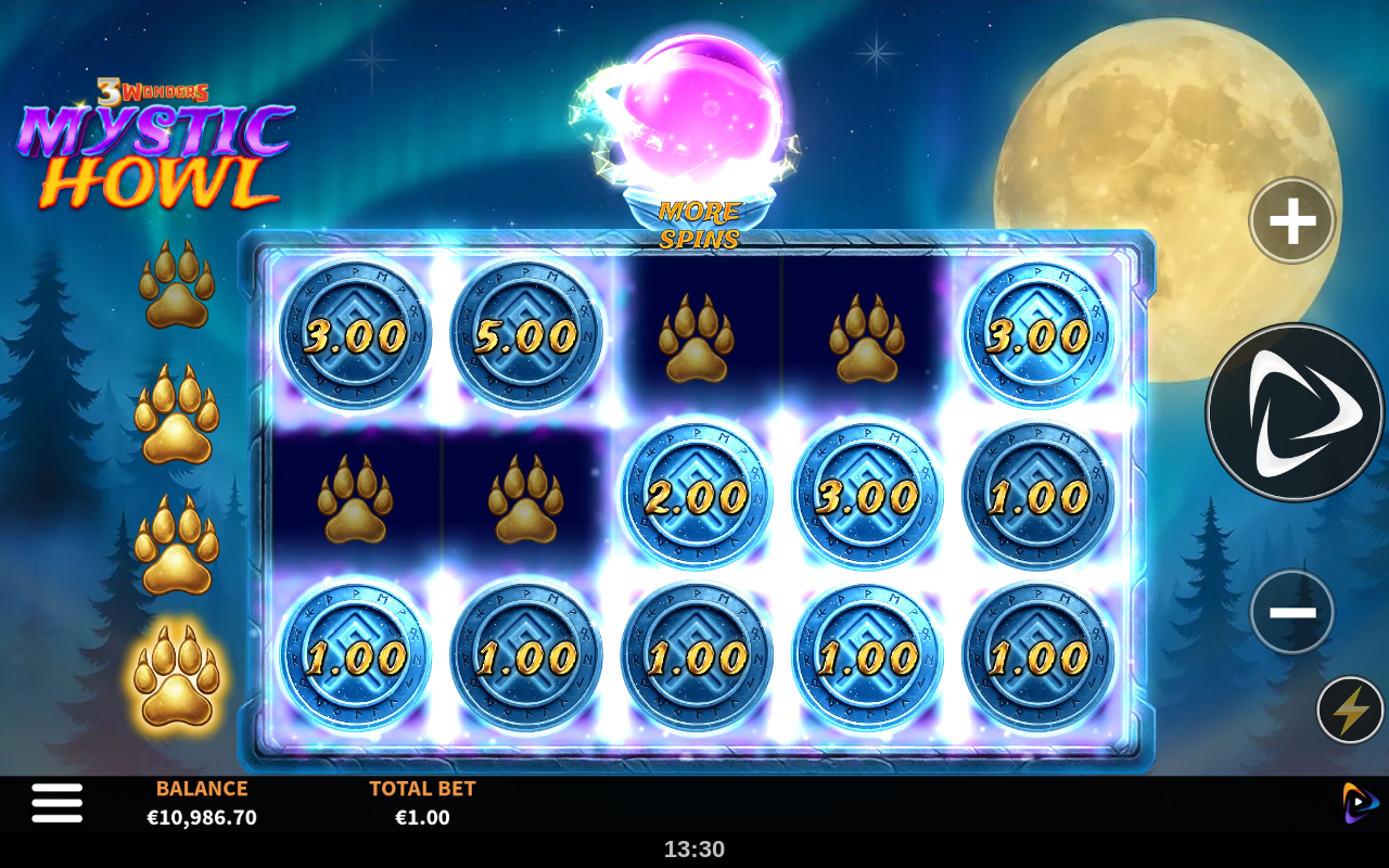 3 Wonders Mystic Howl gameplay
