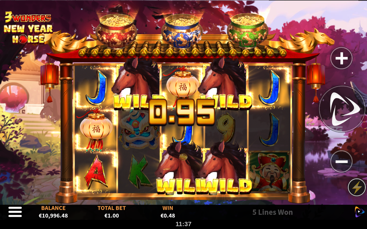 3 Wonders New Year Horse gameplay