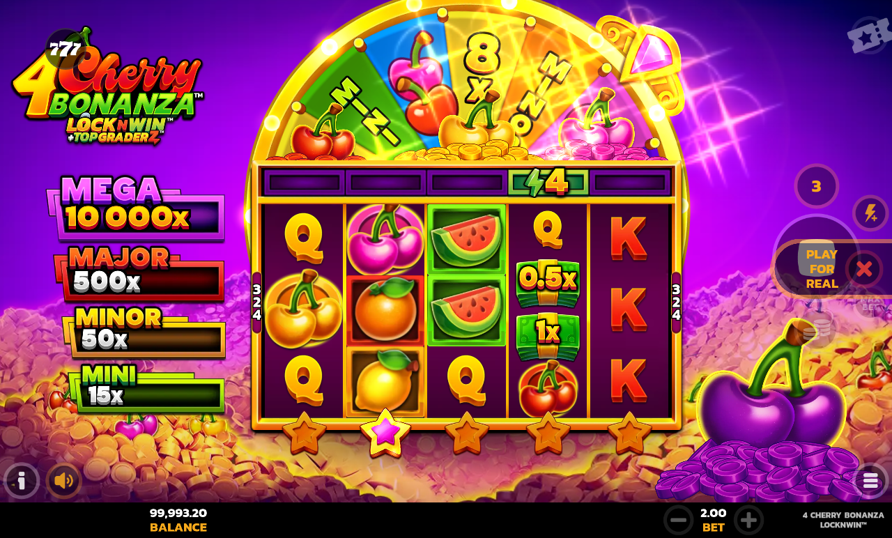4 Cherry Bonanza LOCKNWIN gameplay