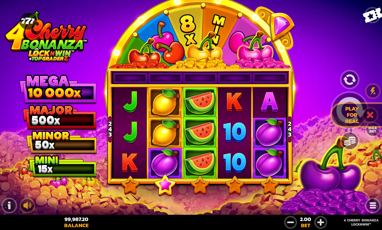 4 Cherry Bonanza LOCKNWIN gameplay