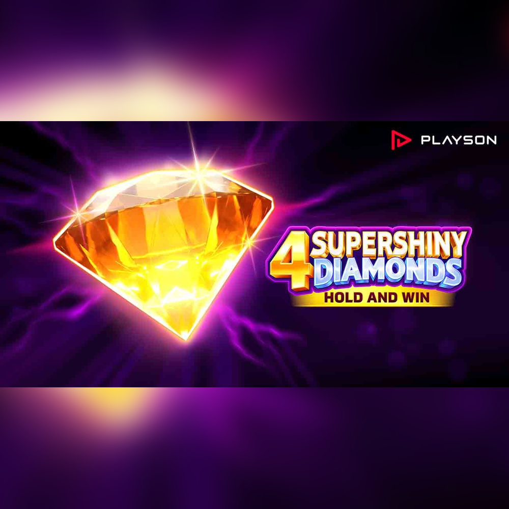 4 Supershiny Diamonds slot by Playson