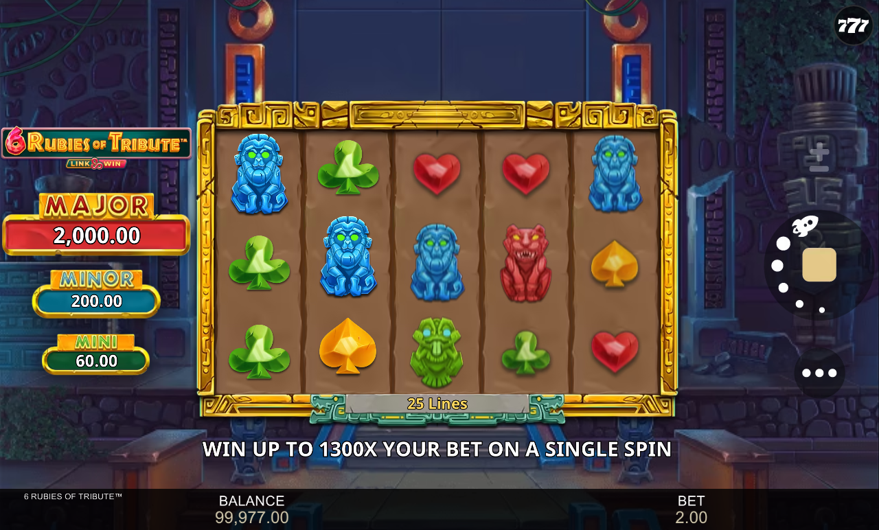 6 Rubies of Tribute gameplay