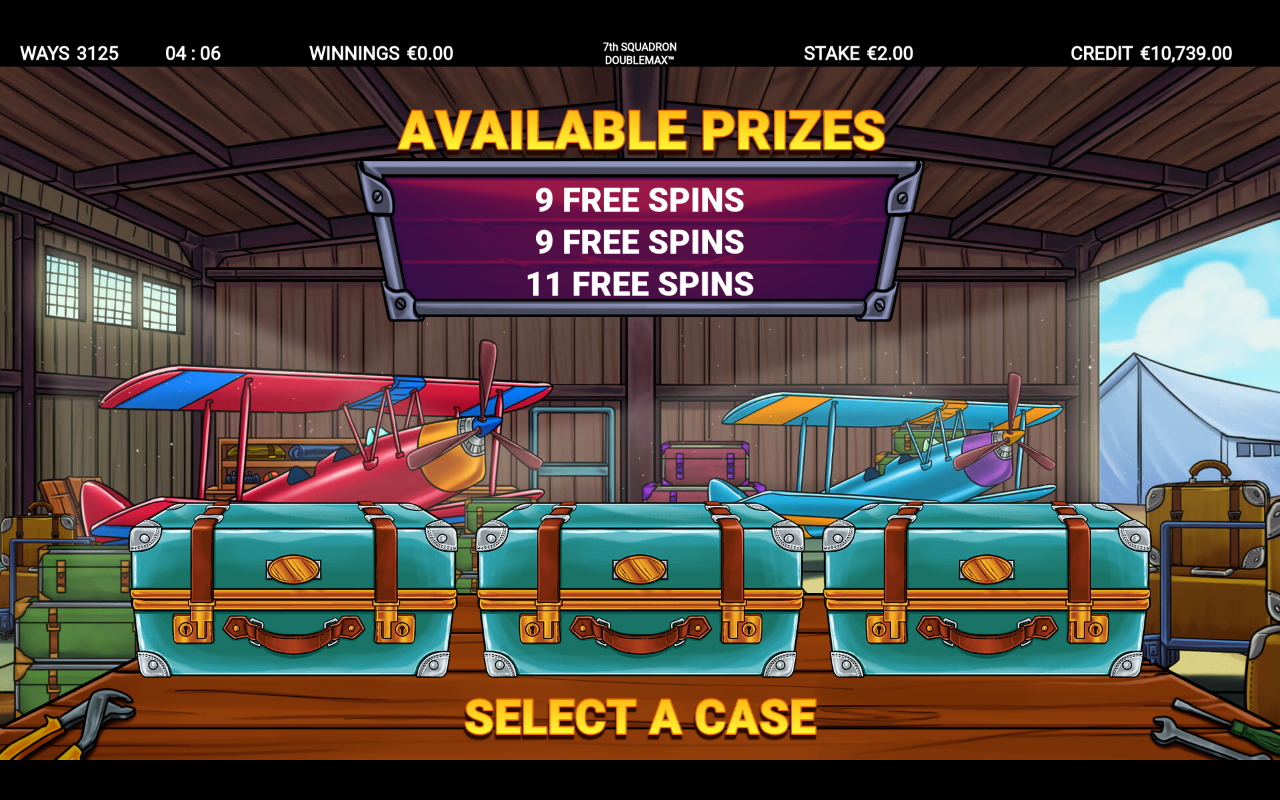 7th Squadron DoubleMax bonus round