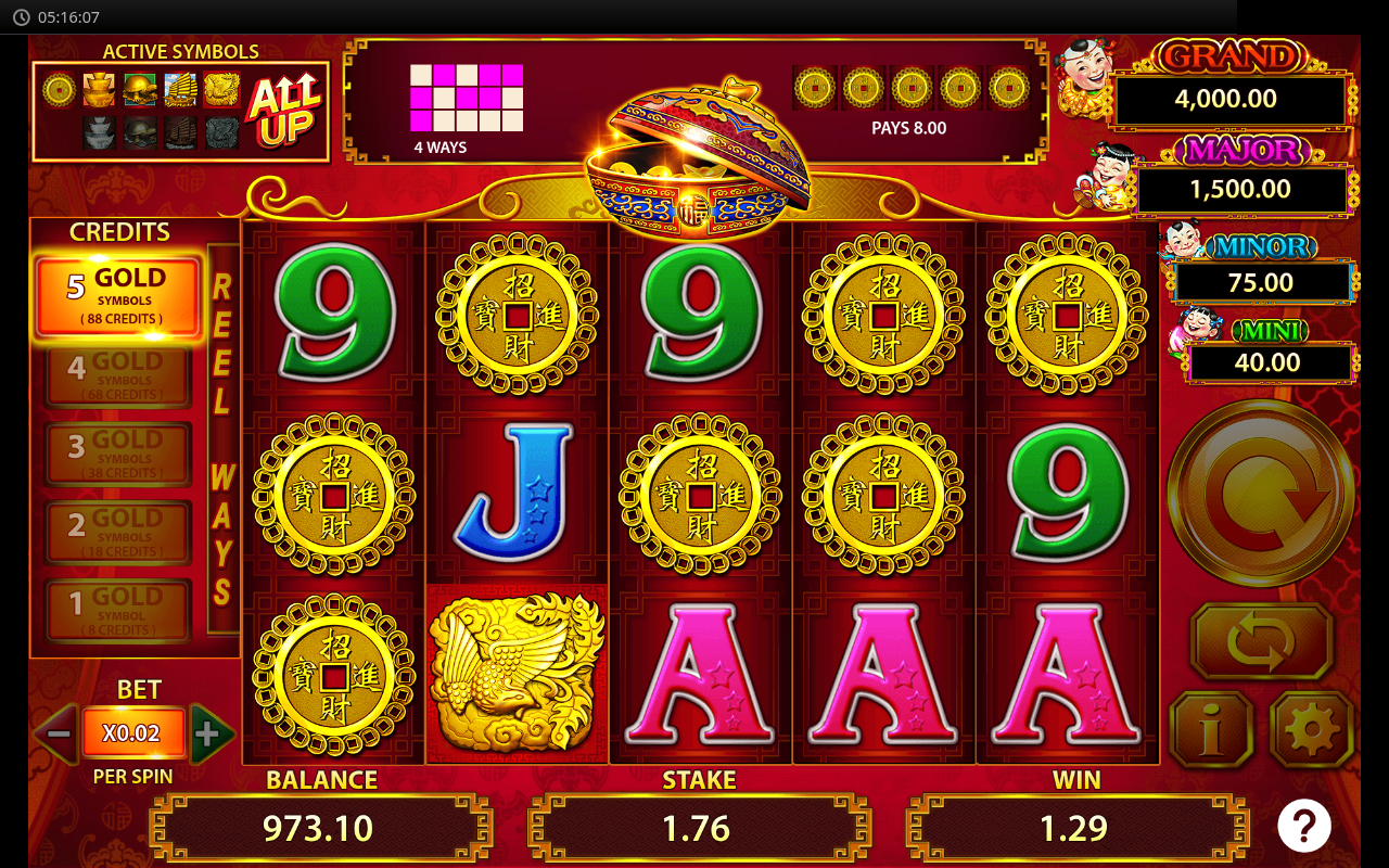 88 Fortunes gameplay