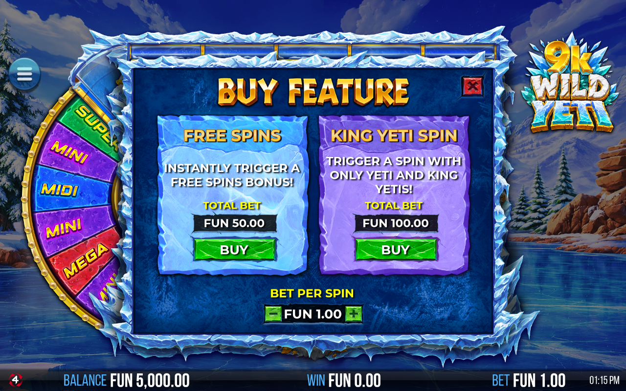 9k Wild Yeti bonus buy