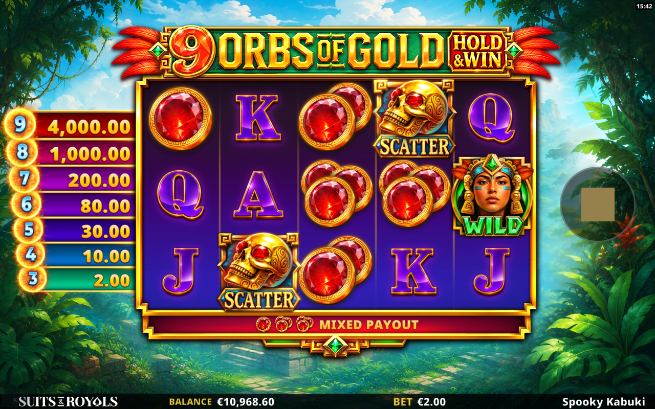 9 Orbs of Gold gameplay