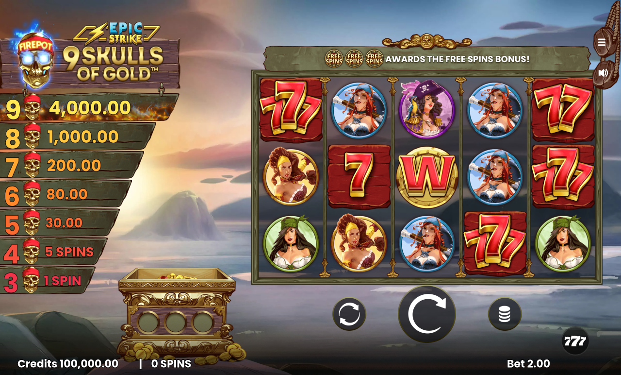 9 Skulls of Gold base game