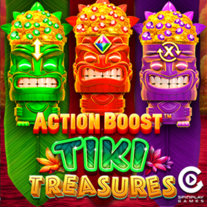 Action Boost Tiki Treasures slot by SpinPlay Games
