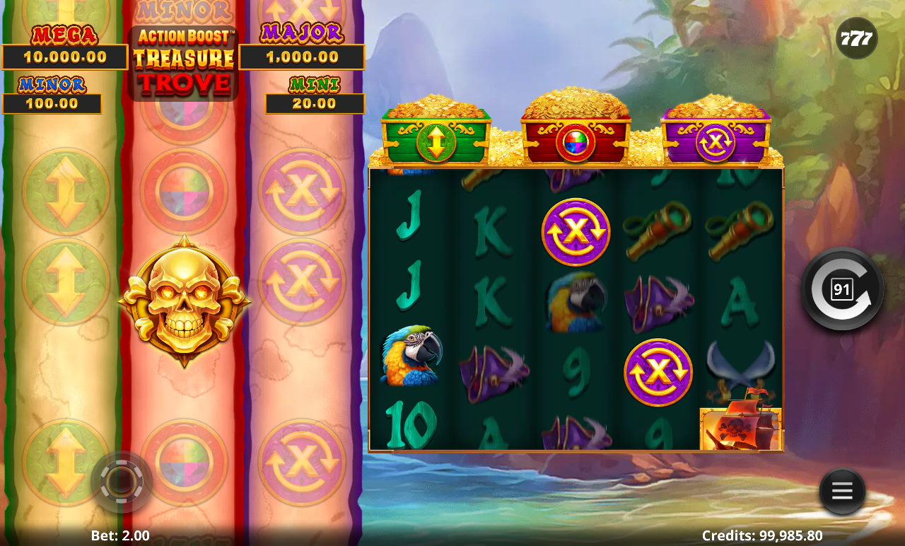 Action Boost Treasure Trove gameplay