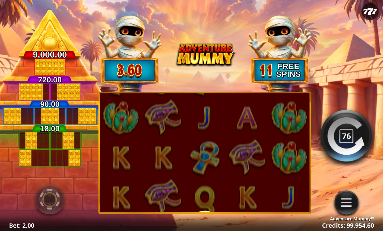 Adventure Mummy gameplay