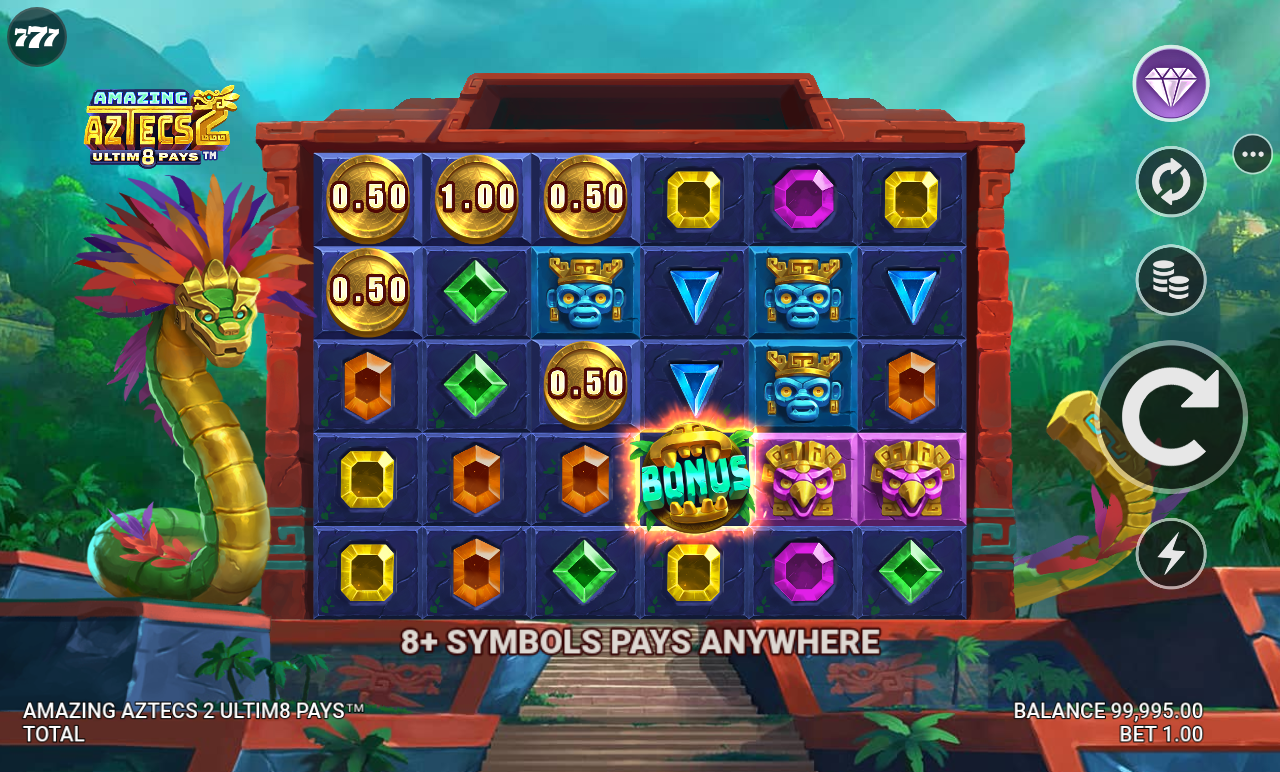 Amazing Aztecs 2 Ultim8 Pays gameplay