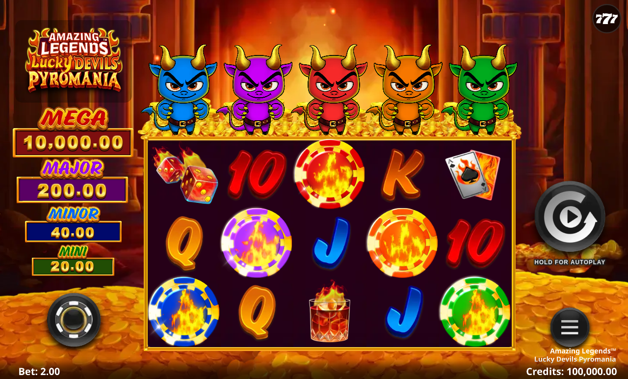 Amazing Legends Lucky Devils Pyromania base game