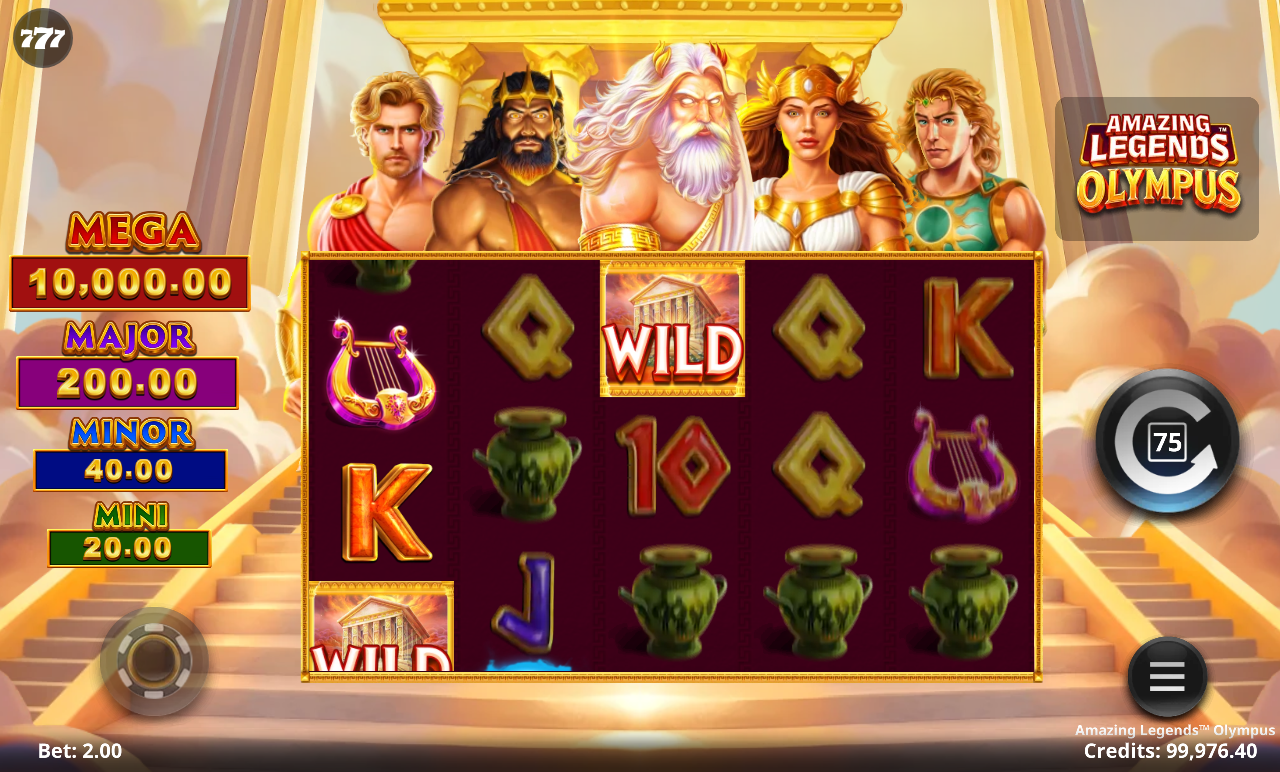 Amazing Legends Olympus gameplay