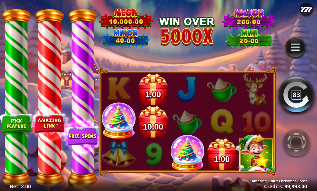 Amazing Link Christmas Boost gameplay