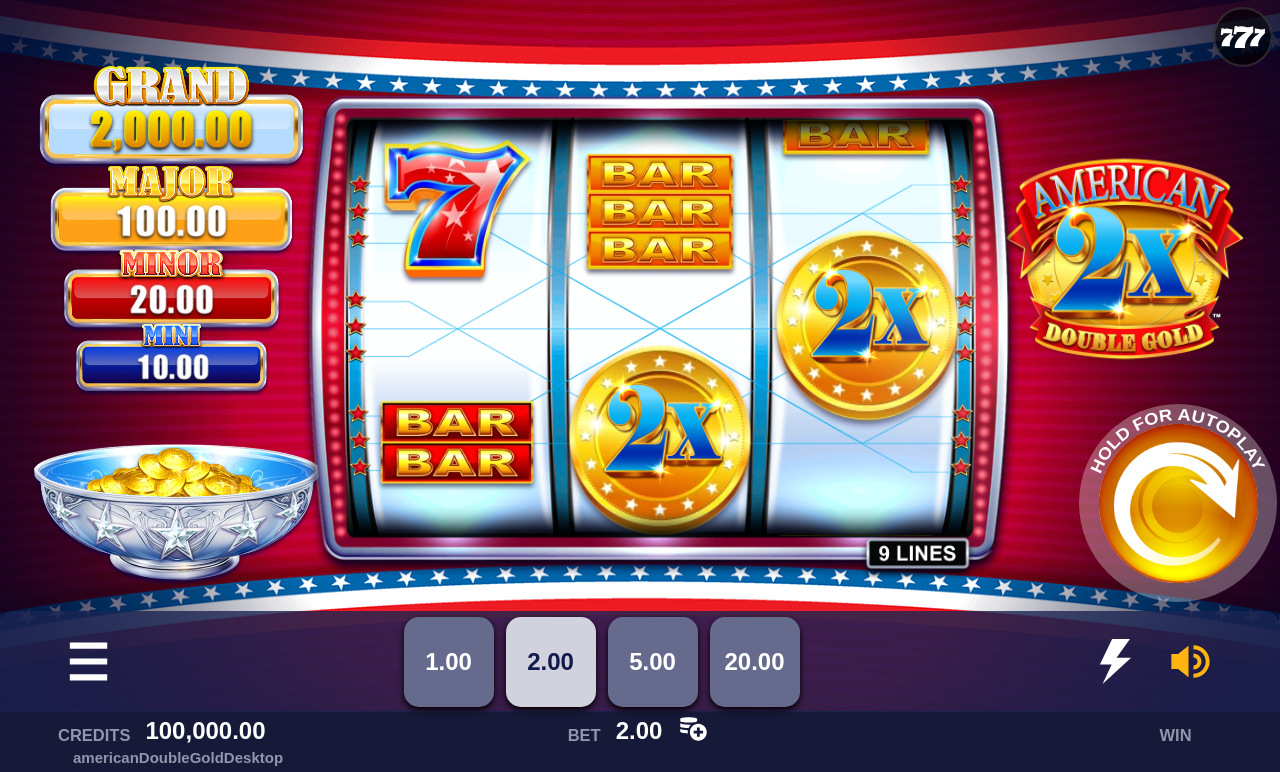 American Double Gold base game