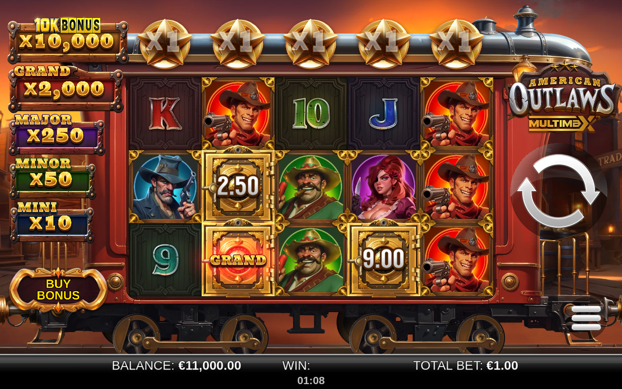American Outlaws MultiMax base game