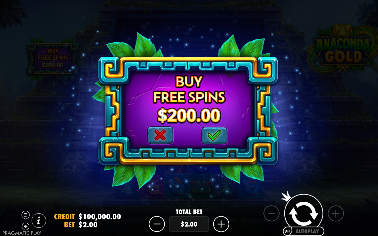 Anaconda Gold bonus buy