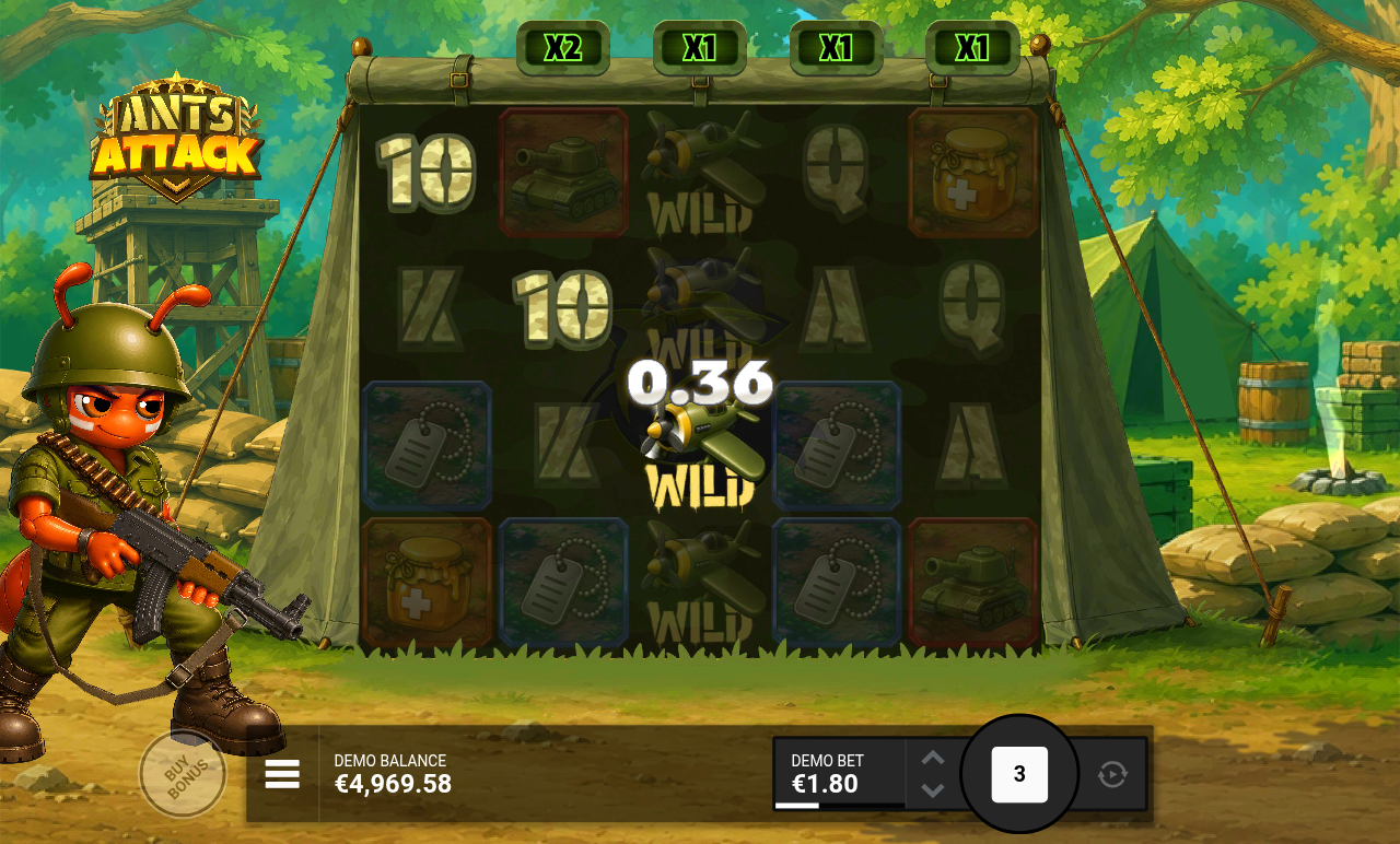 Ants Attack gameplay
