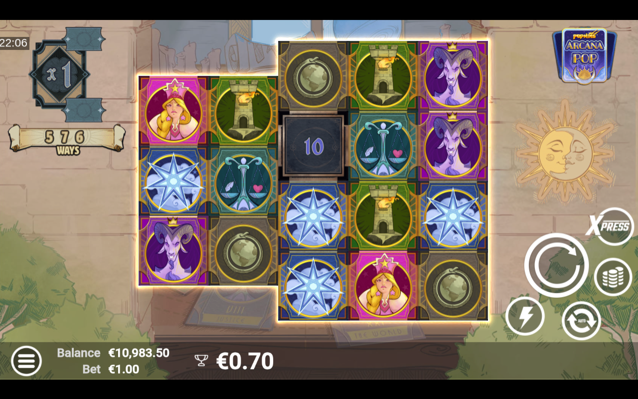 ArcanaPop PopWins gameplay