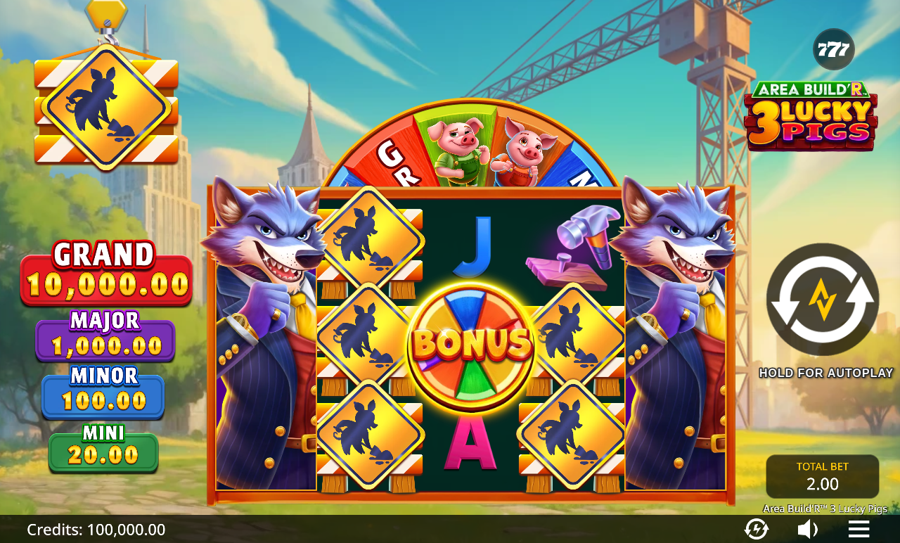 Area Build'R 3 Lucky Pigs base game