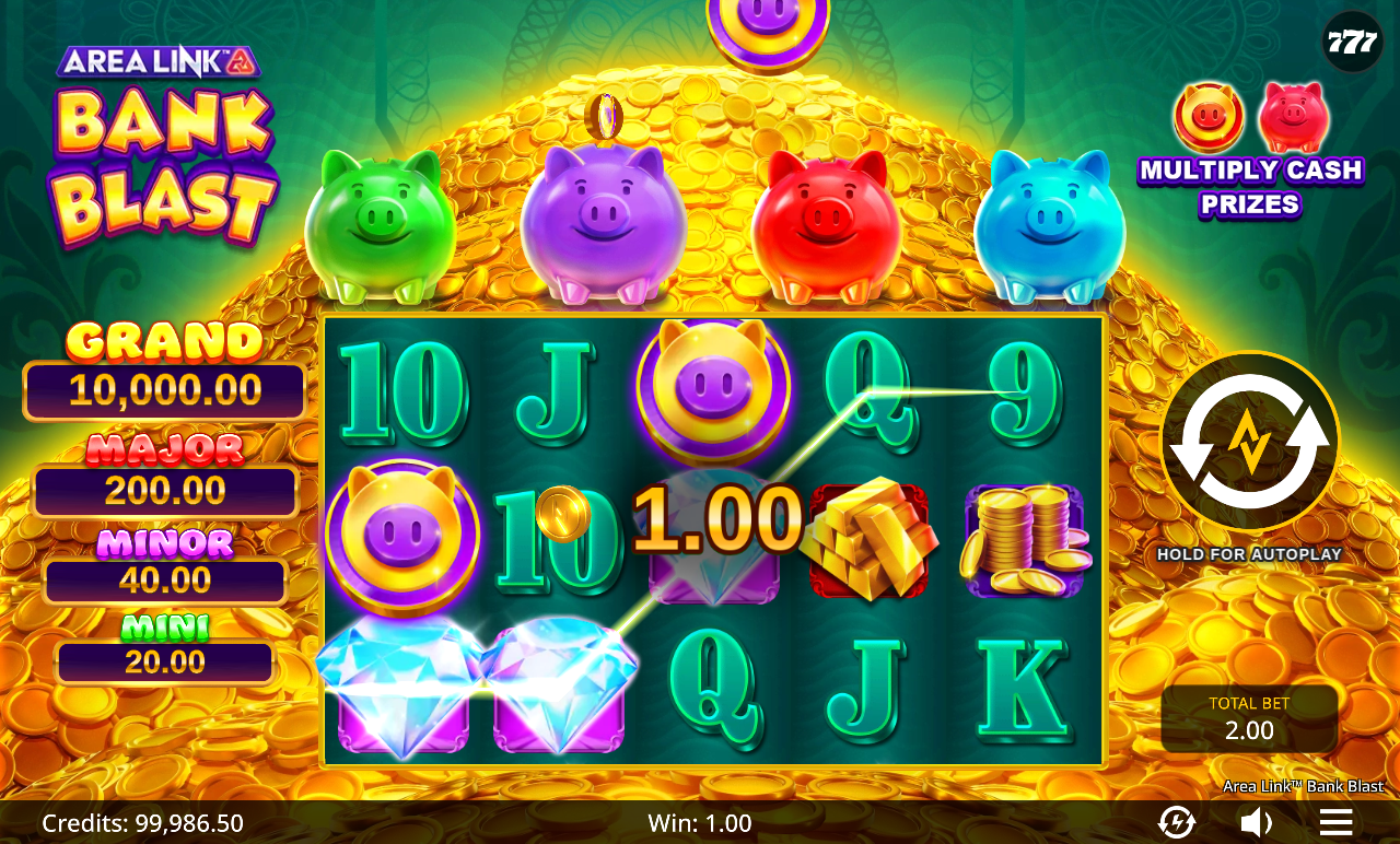 Area Link Bank Blast gameplay