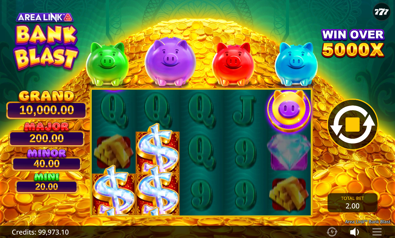 Area Link Bank Blast gameplay