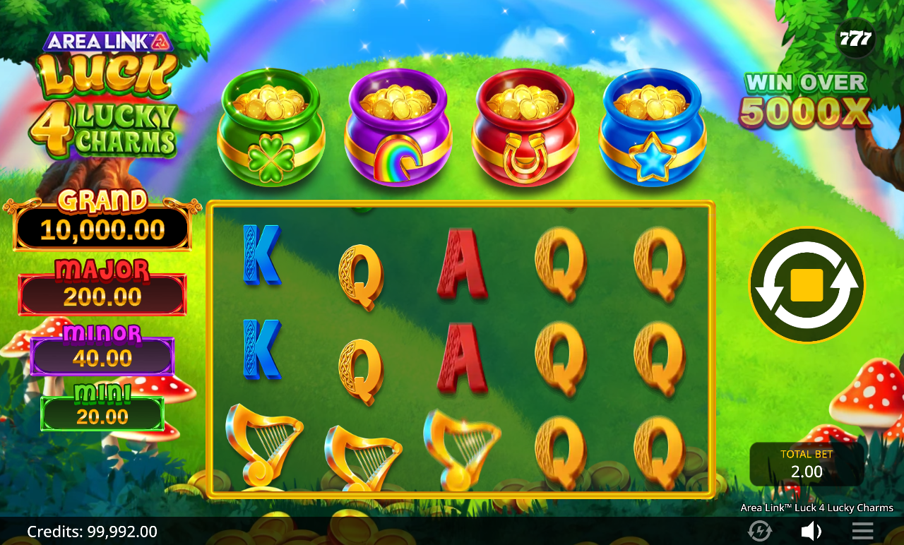 Area Link Luck 4 Lucky Charms gameplay