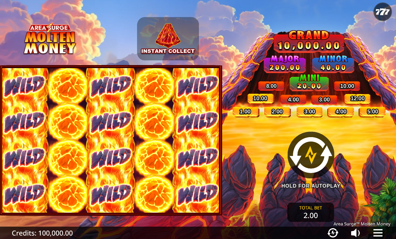 Area Surge Molten Money base game