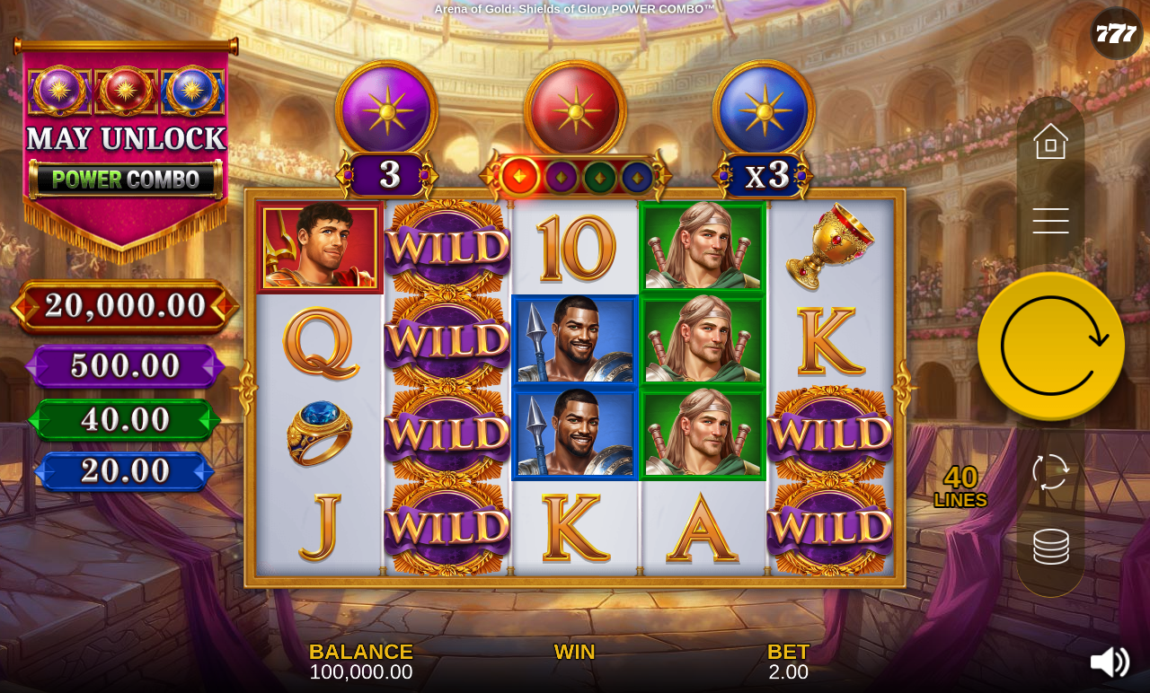 Arena of Gold: Shields of Glory POWER COMBO base game