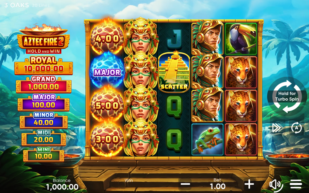 Aztec Fire 2 base game
