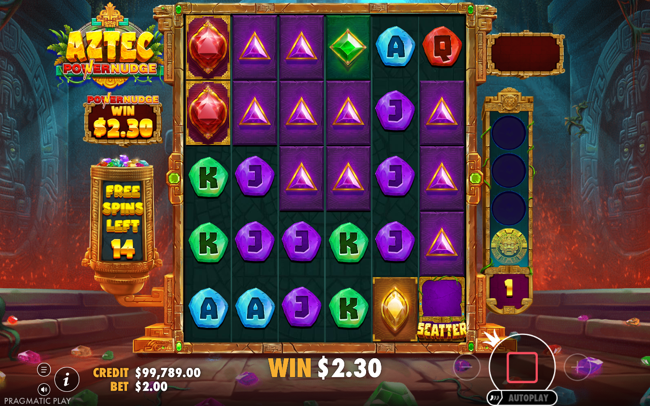 Aztec Powernudge bonus round