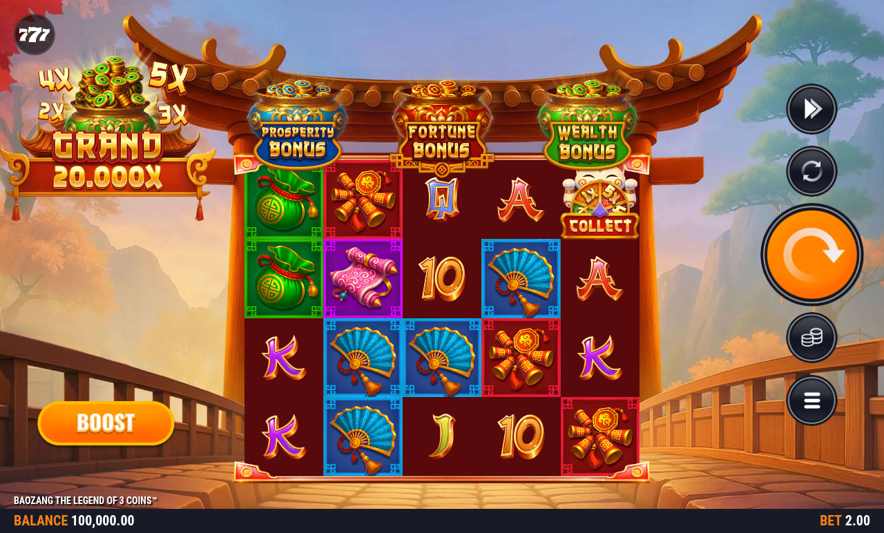 Baozang the Legend of 3 Coins base game
