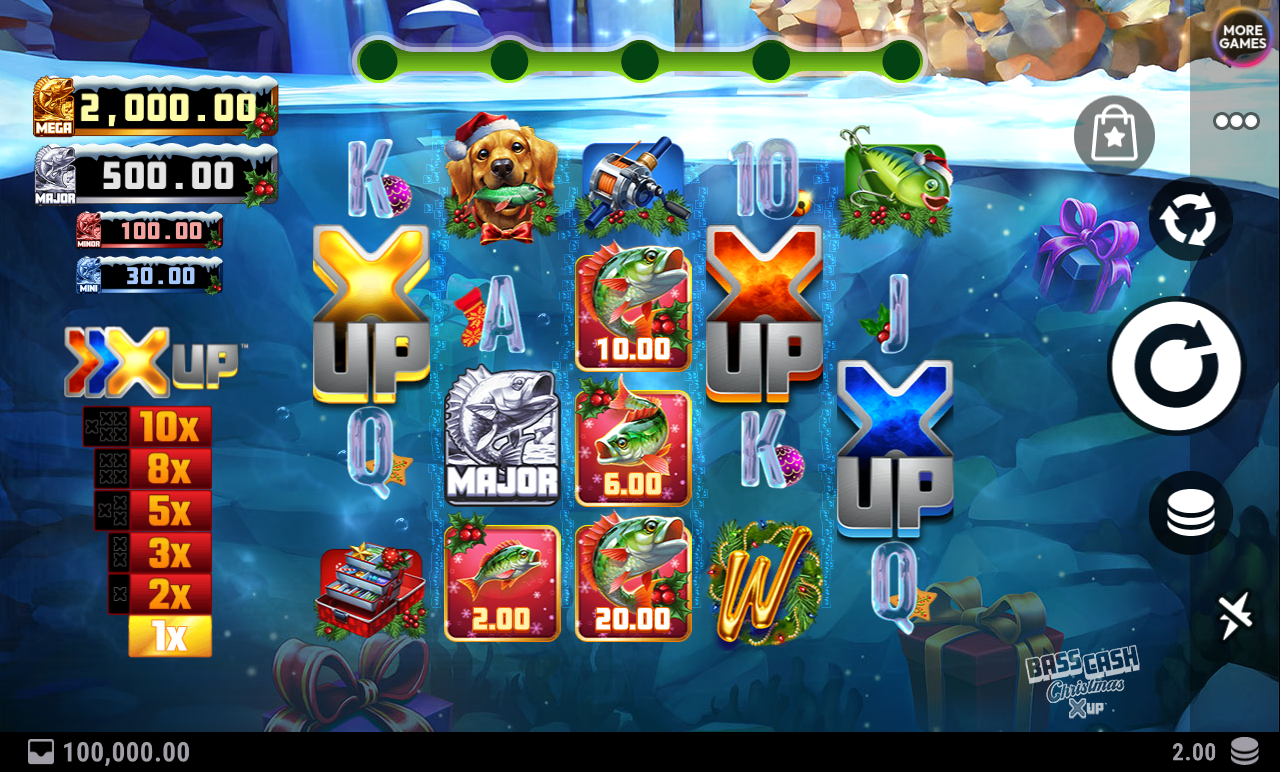 Bass Cash Christmas X UP base game