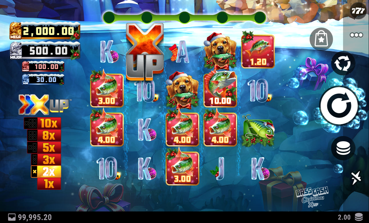 Bass Cash Christmas X UP gameplay